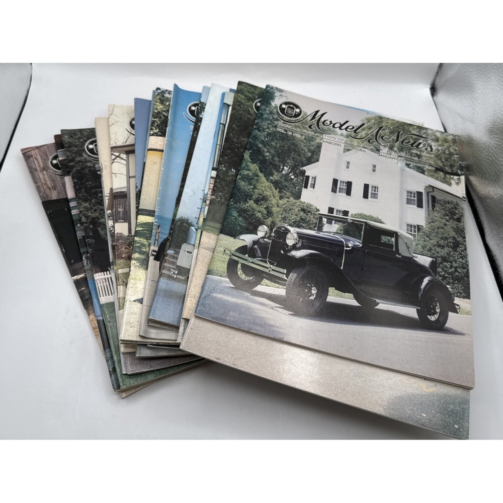Lot 35 Ford Model A News Magazines 1980s And 90s